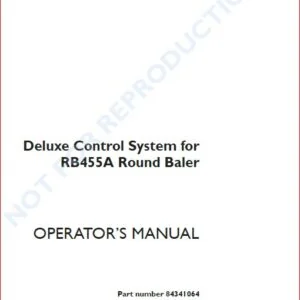 Case Ih Deluxe Control System For Rb455a Round Baler Operators Manual - PDF Download