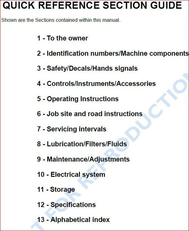 Case 580sr Super R 590sr Super R 695sr Super R Backhoe Loader Operators Manual - PDF DOWNLOAD - Image 2