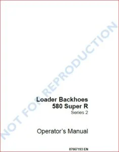 Case 580sr Super R 590sr Super R 695sr Super R Backhoe Loader Operators Manual - PDF DOWNLOAD