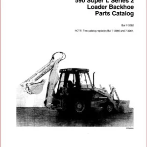 Case 590 Super L Series 2 Backhoe Parts Catalog Manual - PDF DOWNLOAD!!