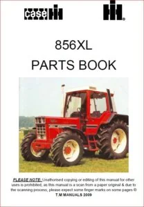 Case 856xl 856 Xl International Diesel Tractor Parts Catalog Ipl Manual - PDF Download