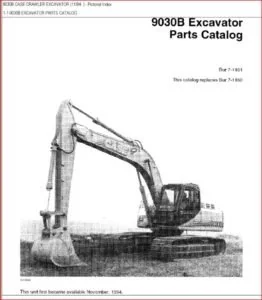 Case 9030b Excavator Parts Catalog Manual-PDF DOWNLOAD