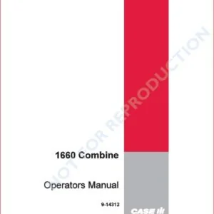 Case Ih 1660 Combine Operators Manual And 3 Supplement Manuals
