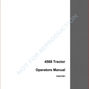Case Ih 4568 Tractor Operators Manual - PDF Download