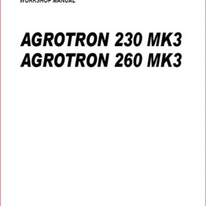 Deutz Fahr Agrotron 230 260 Mk3 Tractor Service Repair Workshop Manual - PDF Download