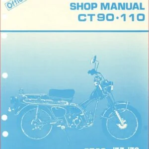 Honda Ct90 Ct110 Service Manual Repair - PDF DOWNLOAD!!!