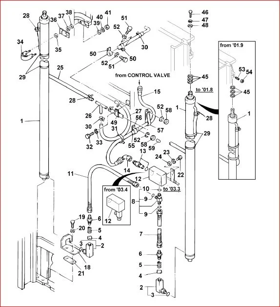 Hyster H2 00dx H2 500dx H3 00dx A466 Mast Parts Manual - PDF DOWNLOAD!! - Image 2