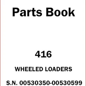 Jcb 416 Wheel Loader Parts Catalog Manual - PDF DOWNLOAD