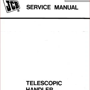 Jcb 520 Telescopic Handler Service Manual (SUPPLEMENTARY MANUAL INCLUDED) - PDF DOWNLOAD!!!