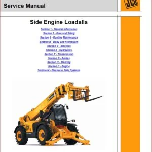 Jcb 540 170 To Tba Telescopic Handler Service Repair Manual - PDF DOWNLOAD!!!