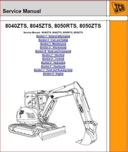 Jcb 8040ZTS 8045ZTS 8050RTS 8050ZTS Service Manual - PDF DOWNLOAD