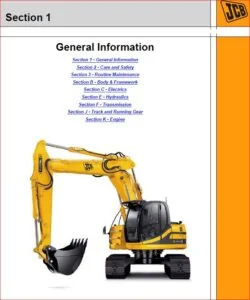 Jcb Jz 235 Jz 255 Tracked Excavator Workshop Service Repair Manual - PDF DOWNLOAD