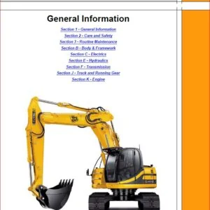 Jcb Jz 235 Jz 255 Tracked Excavator Workshop Service Repair Manual - PDF DOWNLOAD