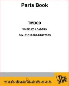 Jcb Tm300 Telemaster Wheel Loader Parts Catalog Manual - PDF DOWNLOAD!!!
