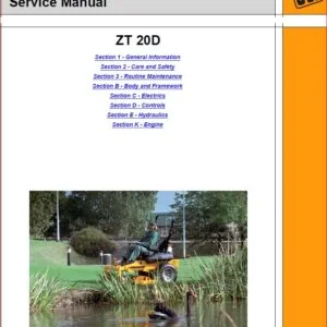 Jcb Zt20d Zero Turn Mower Service Repair Manual Instant - PDF DOWNLOAD!!!