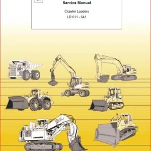 Liebherr Lr 611 621 631 641 Crawler Loader Service Manual 1