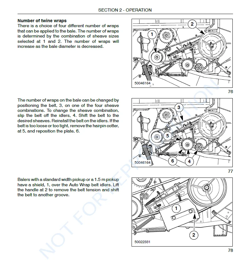 New Holland Br740a Br750a Br770a Br780a Baler Operators Manual - PDF Download - Image 5