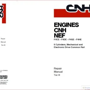 new holland engine cnh nef f4ce f4de f4ge f4he 6 cylinders - PDF Download