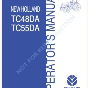 NEW HOLLAND TC48DA TC55DA TRACTOR OPERATORS MANUAL - PDF Download