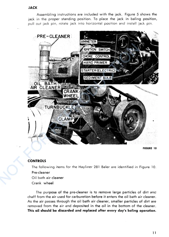 NEW HOLLAND 281 HAYLINER BALER OPERATORS MANUAL - PDF Download - Image 4