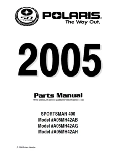 Polaris 2005 sportsman 400 Parts manual - PDF Download
