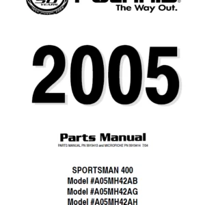 Polaris 2005 sportsman 400 Parts manual - PDF Download