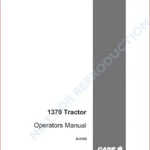 CASE IH 1370 TRACTOR OPERATORS MANUAL - PDF DOWNLOAD