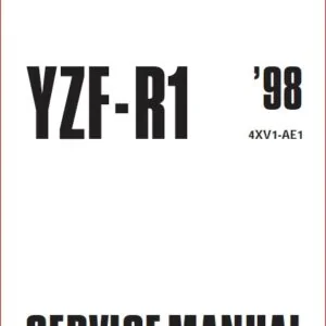 Yamaha YZFR1 1998 Service And Repair Manual - PDF DOWNLOAD