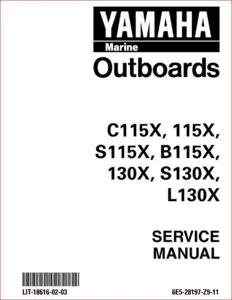 Yamaha 130 Hp Outboard Service Repair Manuals - PDF DOWNLOAD!!!