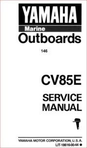 Yamaha C85 Hp Outboard Service Repair Manual - PDF DOWNLOAD