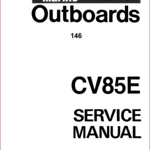 Yamaha C85 Hp Outboard Service Repair Manual - PDF DOWNLOAD