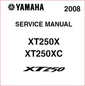 Yamaha Xt250x Xt250xc Service Repair Manual Download - PDF DOWNLOAD!!