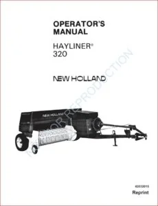 new holland 320 hayliner operators manual - PDF Download