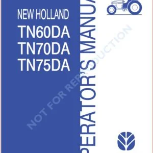 New Holland Tn60da Tn70da Tn75da Tractor Operators Manual - PDF Download