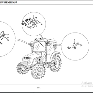 kioti daedong dk45s dk451 dk45sc dk451c dk501 dk501c tractor service parts catalogue manual - PDF Download