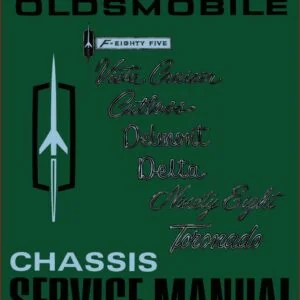 1968 Oldsmobile Chassis Service Manual 442 Cutlass Supreme Holiday F 85 Vista Cruiser Delmont Delta - PDF DOWNLOAD