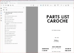 1970-1973 Club Car Caroche Electric Golf Carts Parts List Manual - PDF DOWNLOAD