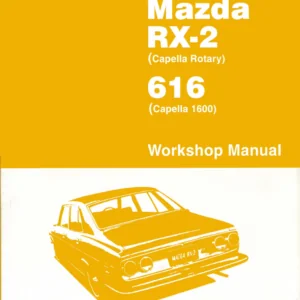 1971 Mazda Rx2 Capela Rotary 616 Capella 1600 Service Manual - PDF Download