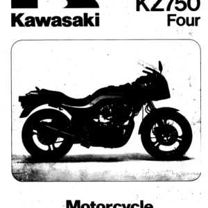 1984 Kawasaki Gpz 750 Motorcycle Service Repair Manual - PDF Download