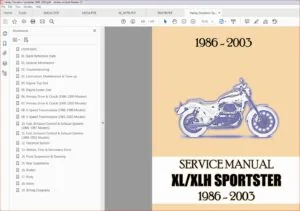 1986-2007 Harley Davidson Sportster Workshop Service Repair Manual - PDF DOWNLOAD