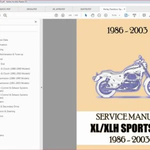 1986-2007 Harley Davidson Sportster Workshop Service Repair Manual - PDF DOWNLOAD