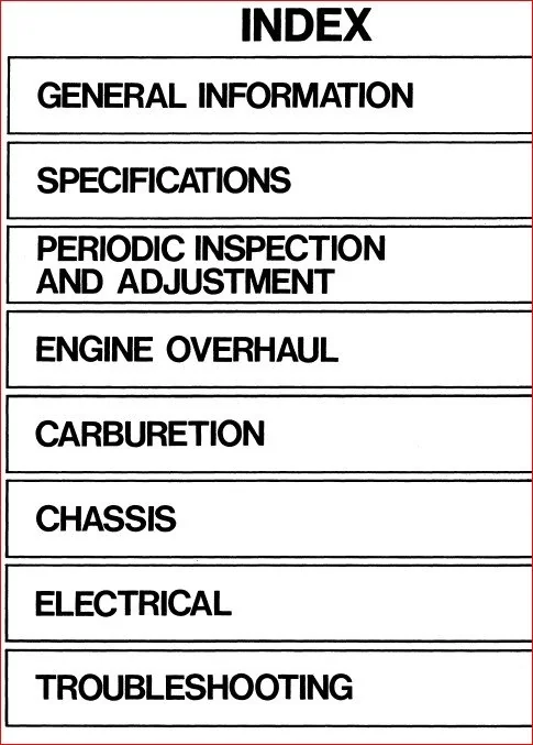 1987-1989 Yamaha Moto 4 Shaft Reverse Yfm200dx Service Manual And Atv Owners Manual  Workshop Repair - PDF DOWNLOAD - Image 3