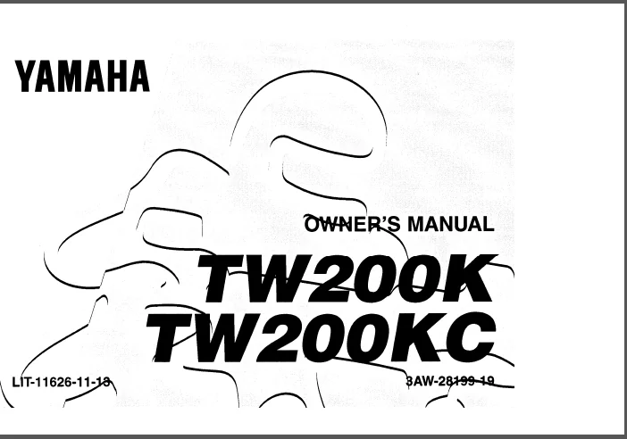 1987-1999 Yamaha Trailway Tw200 Service Manual Repair Manuals -and- Owners Manual Ultimate Set - PDF Download - Image 2