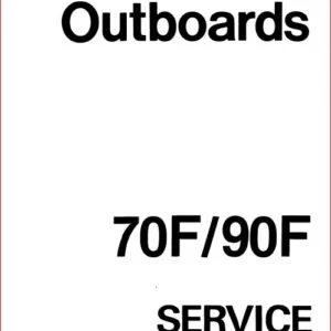 1989 Yamaha 90 Etlf Outboard Service Repair Maintenance Manual Factory Service Manual - PDF DOWNLOAD