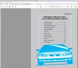 1990-2004 Pontiac Grand Am Collision Repair Manual Instant - PDF DOWNLOAD