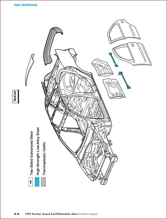1990-2004 Pontiac Grand Am Collision Repair Manual Instant - PDF DOWNLOAD - Image 3