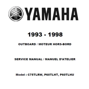 1993-1998 Yamaha 50 60 70 80 90hp 2stroke Outboard Repair - PDF DOWNLOAD