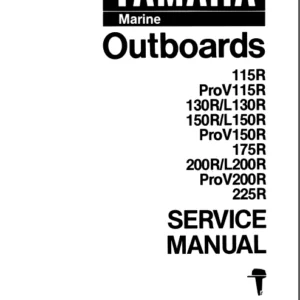 1993 Yamaha 175 Txrr Outboard Service Repair Maintenance Manual Factory - PDF DOWNLOAD