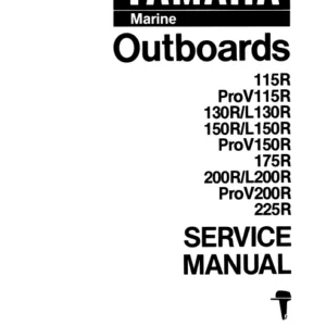 1993 Yamaha 130txrr Outboard Service Repair Maintenance Manual Factory - PDF DOWNLOAD