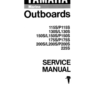 1994 Yamaha 115tjrs Outboard Service Repair Maintenance Manual Factory - PDF Download